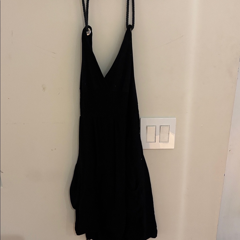 BSB Collection Black Halter Dress